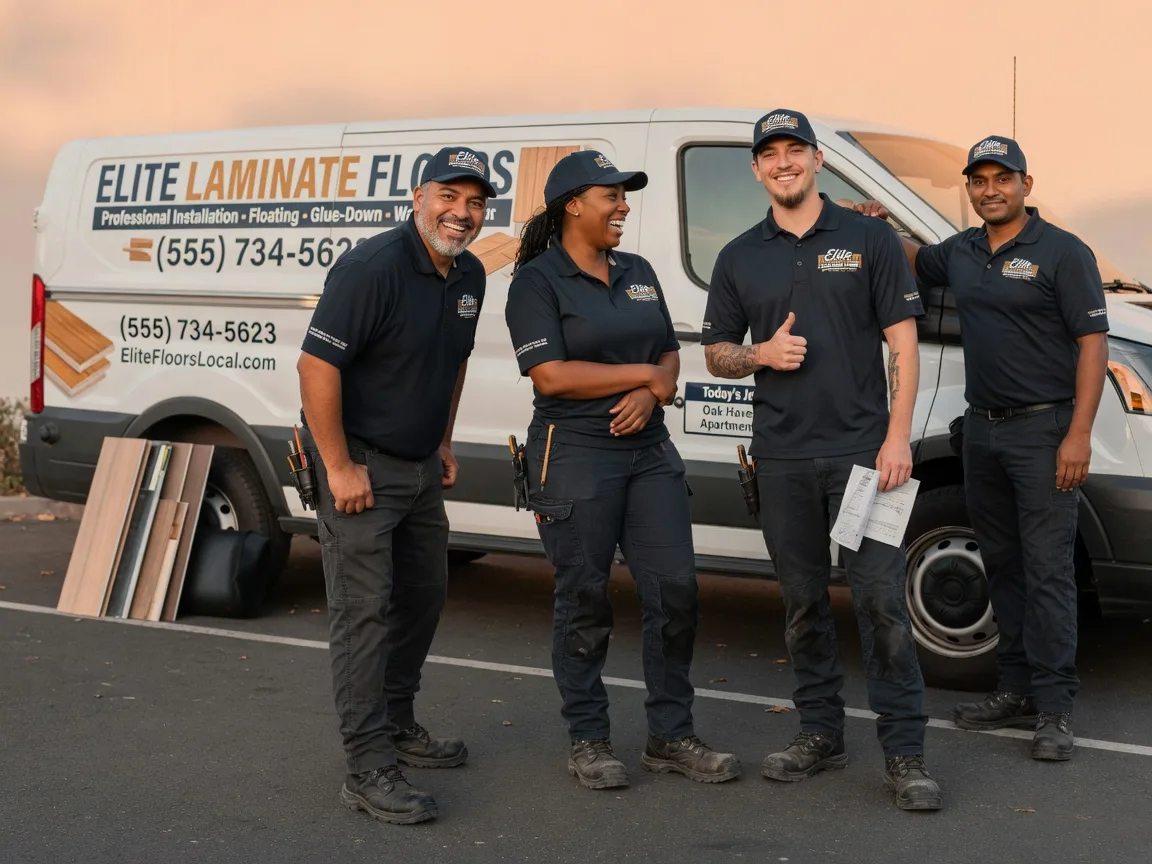 Laminate flooring installation company in Earth, TX